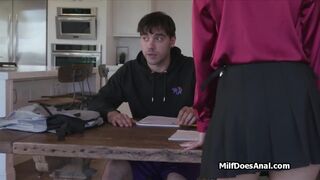 Double penetrating milf Asian tutor