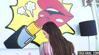 TRUE ANAL Hazel Moore's hypnotizing ass