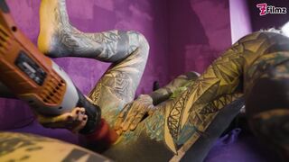 Cute Tattoo Lesbian Sex