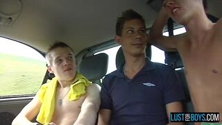 Fucking The Hitchhiker! - AJ Chambers, Bailey Onice & Maxx Mackenzi