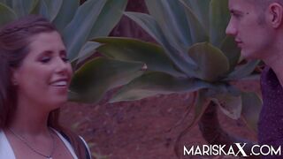 Sam And Lyne Frolic Outdoors