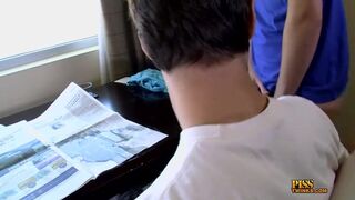 Uncut Boys Pissing The Day Away! - Zack Randall And Tyler Haycock