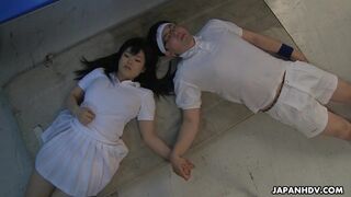 Sayaka Aishiro has her first anal experience with a guy