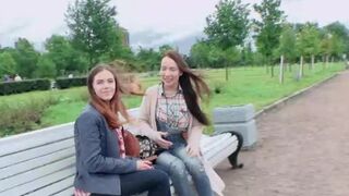 Roommates open each other's pussies to lick them