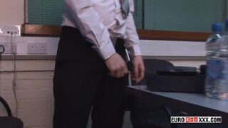 Bareback Business Twink Threeway Fuck - Aaron Aurora, Shaun Mann and Skye Romeo