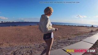 German Amateur Blonde Pickup – First Anal