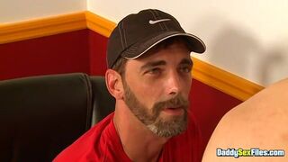 Caught Sucking Cock In Coaches Office - Joe Parker, Mike Gaite & Tryp Bates