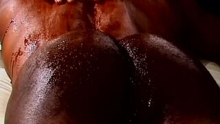 Chocolate Massage Becomes Hot Ass Fuck - Pleasure & Little Blundt