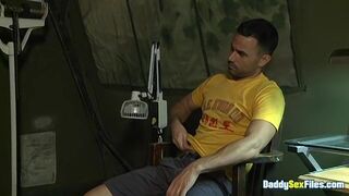 Soldier CJ Has A Cum Problem - Conner Habib, CJ Parker & Andrew Justice