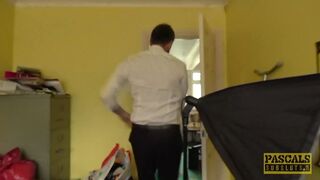 Hardfucked little subslut Cherry English hammered by master