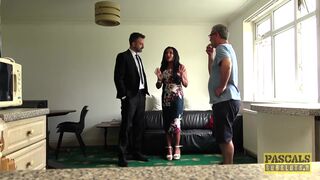 PASCALSSUBSLUTS - Nasty British MILF gets her holes slammed