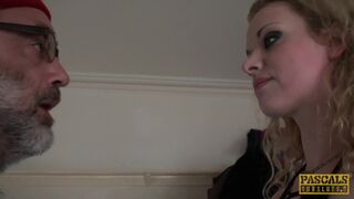 PASCALSSUBSLUTS - BDSM babe Anita Vixen eats cum after anal