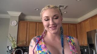 Busty Brit subslut gagged and assfucked with power