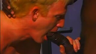 Blond Bottom Takes Massive Black Cock - Chris Gil & Da Poka Man