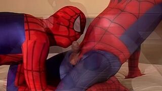 Shadow Junior & Rayboy Fuck In Spiderman Costumes - Shadow Junior & Rayboy