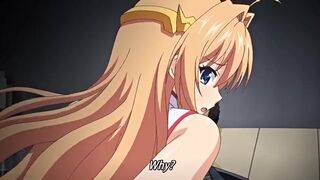 Horny fantasy anime video with uncensored big tits, anal, group scenes