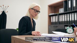 VIP4K. Slutty immigrant Daruma Rai failed her brilliant plan and gave anal to a loan manager