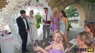BRIDE4K. A real wedding anal fuck, Bride was nailed by a toastmaster