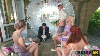 BRIDE4K. A real wedding anal fuck, Bride was nailed by a toastmaster