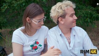 RIM4K. 2 Girls 1 Cleanup. Hot fetish sex with Kioto & Funky Town