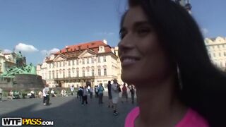 Homemade sex tape with pink dildo