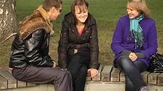 Morning nude couple sex and fun