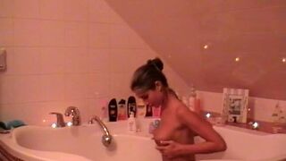 Homemade dildo and anal fuck