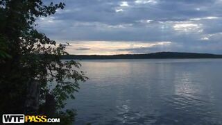 Arranged a couple hard sex after a picnic