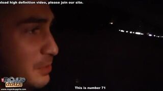 Risky reality pickup sex on the balcony