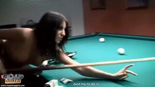 Amateur sex with hot brunette girl