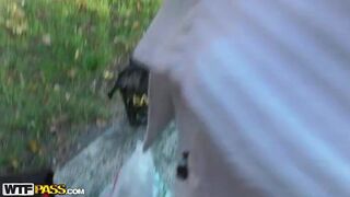 Sex of beautiful girl in stockings