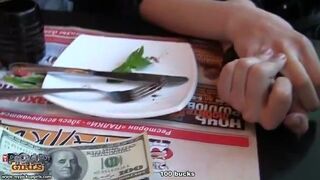 Real girl picked up for fuck in public