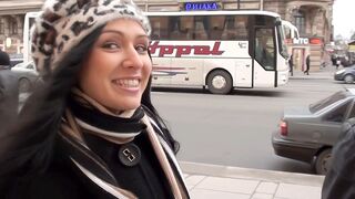 Curly brunette fucked