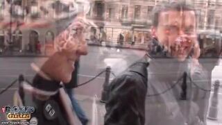 Curly brunette fucked