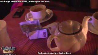 Babe gets paid for pickup sex