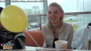 Chick fucked in McDonalds