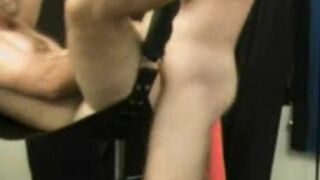 Two horny men in boots in raunchy gay bareback porn