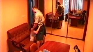 The couple has kinky sex on the air bed