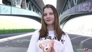 GERMAN SCOUT - First Anal Sex for German Skylar Sweet at Pick Up Casting in Berlin