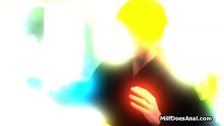 Karate dude wins milfs butt hole to fuck