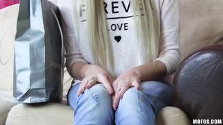 Karina Grand - Sexy Blonde's First Anal Pounding