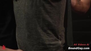 Bound Zak Bishop Gets Fisted Hard