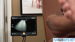 My DILF doctor fucks me while doing ultrasound