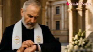 Bride Cheating her Husband with BBC before Wedding (AI Generated)