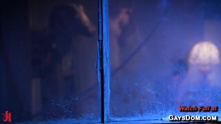 Brian Adams Captures Draven Navarro For Gay Rope Bondage Gag Crop Paddle Anal
