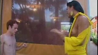 Tranny Outdoor Striptease