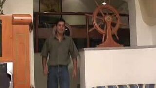 Shemale Alanda Slurping a Cock