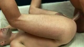 Bald Gay Bear Takes a Cock