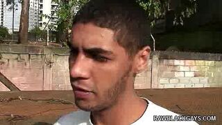 Victors Swallowing a Huge Black Wang