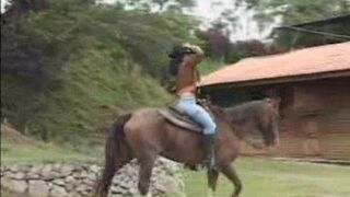 Pretty Latina Showing Off Her Boobs